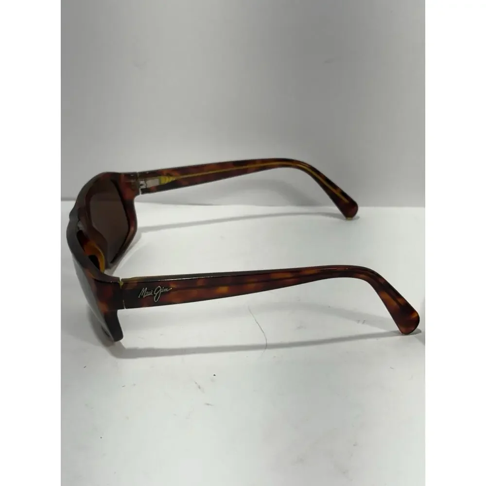Maui Jim Free Dive Brown Tortoise Sunglasses with Soft MJ Case Made Italy READ**